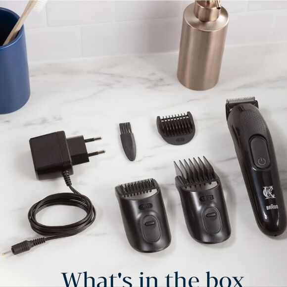 King C Gilette Cordless Beard Trimmer w/Attachments - Picture 3 of 13